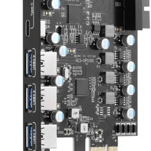 Scheda di PCI
Express con 2 USB Type-c, 3 porte USB 3.0 e connettore interno