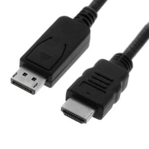 Cavo e adattatore video 2 m DisplayPort HDMI Nero