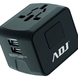 Adattatore per prese US/EU/AUS/UK, fino a 2000W, ADJ