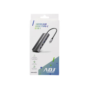 Hub HB310 Dock Type-C 12 in 1 ADJ