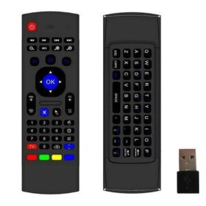 Air mouse - Telecomando Wireless con Tastiera + dongle USB