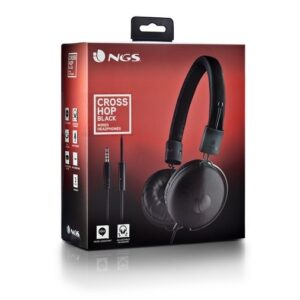 Auricolari con microfono, jack da 3,5 mm, black, NGS