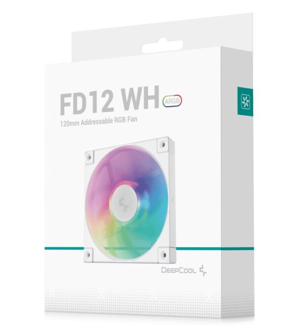 Ventola case R-FD12-WHAPN1-G ARGB white Deepcool