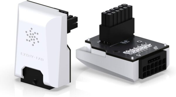 Connettore Angolare12VHPWR Bianco 90° RVS EZDIY-FAB