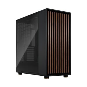 North Charcoal Black Tempered Glass Fractal Design