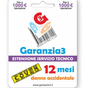 Garanzia COVER 1 anno massimale 1000€ - Garanzia3