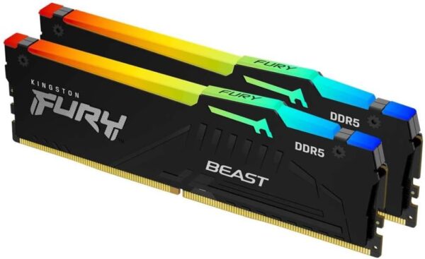 16Gb (2x8) DDR5 6000Mhz Fury Beast RGB Kingston