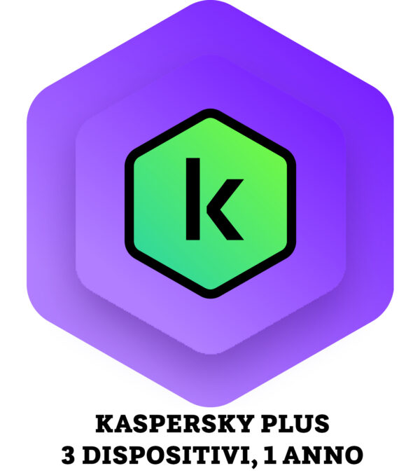 Kaspersky Plus Internet Security, 3 dispositivi, 1 anno - ESD licenza elettronica