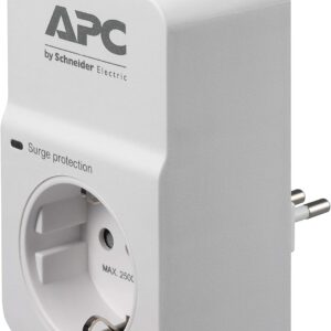 Essential SurgeArrest 230 V Presa Filtrata, 1 Uscita Schuko, 2 Porte USB APC
