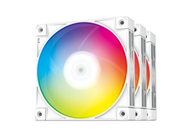 Kit 3 ventole FC120 white RGB Deepcol