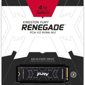 4TB NVMe SSD Pcie 4.0 FURY Renegade Kingston