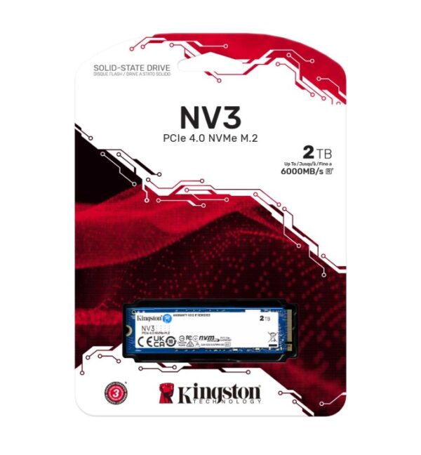 2Tb NVMe SSD Pcie 4.0 NV3 Kingston