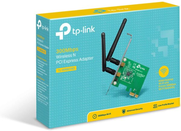 Scheda di rete WIFI 300Mbps PCI-E interna TP-Link